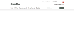 Desktop Screenshot of grupobj.es